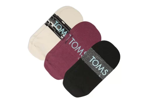 Damen TOMS *3-Er Pack No Show Socken Mehrfarbig