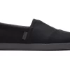 Herren TOMS Alpargata*Alp Fwd Black Canvas Synthetic Trim Black Waxed Canvas