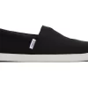 Herren TOMS Alpargata*Alp Fwd Black Recycled Cotton Canvas Schwarz