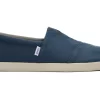 Herren TOMS Alpargata*Alp Fwd Blue Textured Woven Dunkles Indigoblau