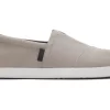 Herren TOMS Alpargata*Alp Fwd Grey Canvas Synthetic Trim Grau