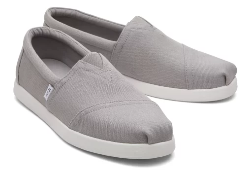 Herren TOMS Alpargata*Alp Fwd Grey Recycled Cotton Canvas Grau