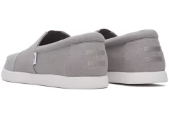 Herren TOMS Alpargata*Alp Fwd Grey Recycled Cotton Canvas Grau