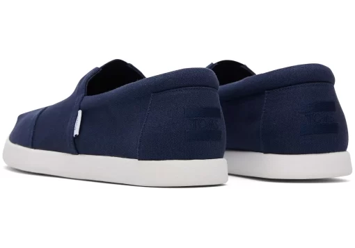 Herren TOMS Alpargata*Alp Fwd Navy Recycled Cotton Canvas Marineblau