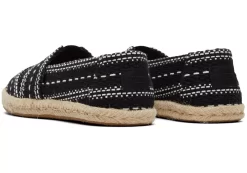 Damen TOMS Espadrilles*Alpargata Chunky Global Woven Rope Espadrille Schwarz Gewebt