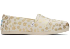 Damen TOMS Alpargata*Alpargata Floral Blooms Gold