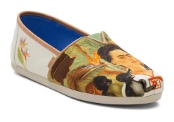 Damen TOMS Alpargata*Alpargata Frida-Kahlo-Portrat Naturweis