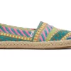 Damen TOMS Espadrilles*Alpargata Global Jaquard Rope Espadrille Neon-Pinkes Global-Jacquard