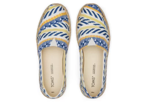 Damen TOMS Espadrilles*Alpargata Global Jaquard Rope Espadrille Naturweis Global Jacquard