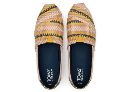 Damen TOMS Alpargata*Alpargata Global Woven Mango Multi