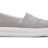 Damen TOMS Slipper*Alpargata Grey Midform Espadrille Grau