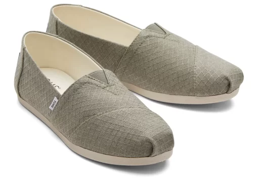 Damen TOMS Espadrilles*Alpargata Mit Rautenmuster Grey Diamond