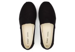 Damen TOMS Plateauschuhe*Alpargata Platform Espadrille Canvas Schwarz