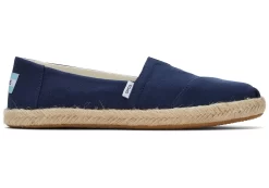 Damen TOMS Espadrilles*Alpargata Recycled Cotton Rope Espadrille Marineblau