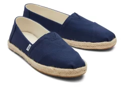 Damen TOMS Espadrilles*Alpargata Recycled Cotton Rope Espadrille Marineblau