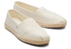 Damen TOMS Espadrilles*Alpargata Recycled Cotton Rope Espadrille Naturweises Gewebe