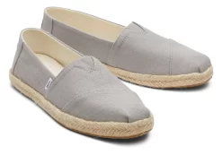 Damen TOMS Espadrilles*Alpargata Recycled Cotton Rope Espadrille Grau