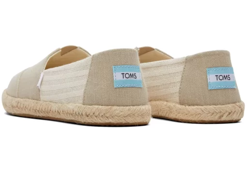 Damen TOMS Espadrilles*Alpargata Recycled Cotton Rope Espadrille Beige