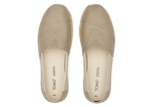 Damen TOMS Espadrilles*Alpargata Recycled Cotton Rope Espadrille Beige