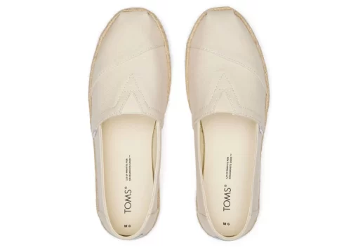 Damen TOMS Espadrilles*Alpargata Recycled Cotton Rope Espadrille Naturweises Gewebe