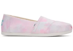 Damen TOMS Alpargata*Alpargata Tie-Dye Neon Pink Tie Dye Twill