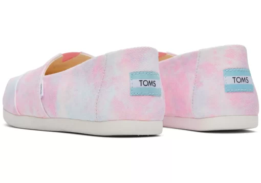 Damen TOMS Alpargata*Alpargata Tie-Dye Neon Pink Tie Dye Twill