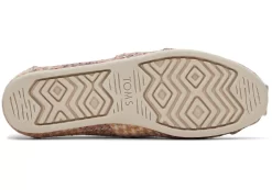 Damen TOMS Alpargata*Alpargata Tweed Hahnentrittmuster Plaid Pink Quartz