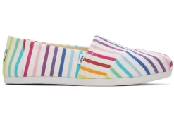 Damen TOMS Alpargata*Alpargata Unity Rainbow Stripe