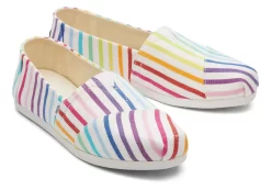 Damen TOMS Alpargata*Alpargata Unity Rainbow Stripe