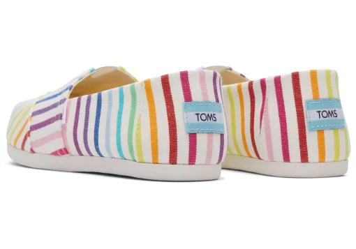 Damen TOMS Alpargata*Alpargata Unity Rainbow Stripe