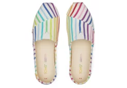 Damen TOMS Alpargata*Alpargata Unity Rainbow Stripe