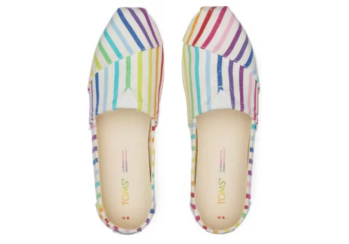 Damen TOMS Alpargata*Alpargata Unity Rainbow Stripe