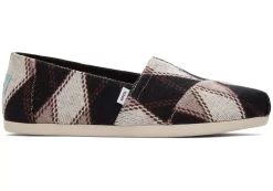 Damen TOMS Alpargata*Alpargatas Argylemuster Argyle Black