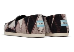 Damen TOMS Alpargata*Alpargatas Argylemuster Argyle Black