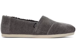 Damen TOMS Hausschuhe*Alpargatas Chenille Chenille Forged Iron