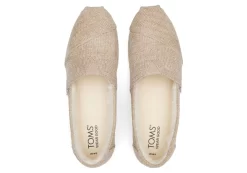 Damen TOMS Hausschuhe*Alpargatas Chenille Chenille Oatmeal