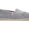 Damen TOMS Alpargata*Alpargatas Fischgratenmuster Herringbone Shadow