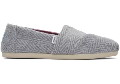 Damen TOMS Alpargata*Alpargatas Fischgratenmuster Herringbone Shadow