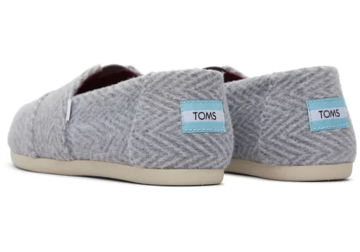 Damen TOMS Alpargata*Alpargatas Fischgratenmuster Herringbone Shadow