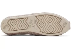 Damen TOMS Alpargata*Alpargatas Fischgratenmuster Herringbone Oatmeal