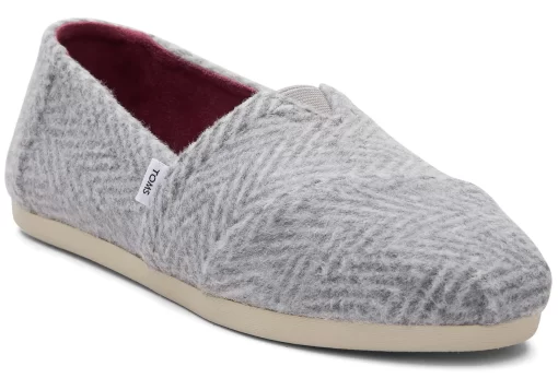 Damen TOMS Alpargata*Alpargatas Fischgratenmuster Herringbone Shadow