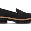 Damen TOMS Slipper*Cara Loafer Schwarz/Schwarz