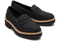 Damen TOMS Slipper*Cara Loafer Schwarz/Schwarz