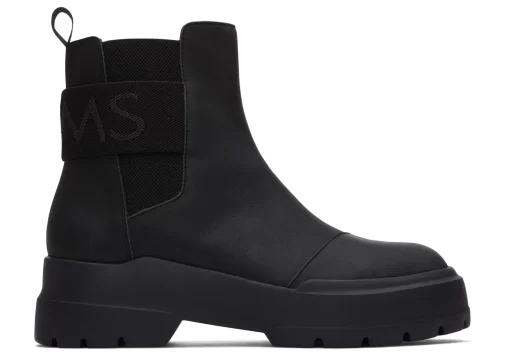 Damen TOMS Stiefeletten*Combat Stiefeletten Schwarz/Schwarz