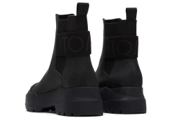 Damen TOMS Stiefeletten*Combat Stiefeletten Schwarz/Schwarz