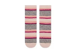 Damen TOMS *Cozy Cushioned Crew Socks Pink Gestreift