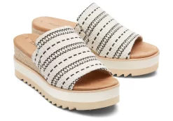 Damen TOMS Heels & Wedges*Diana Mule Sandal Naturweises Global Gewebe