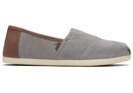 Herren TOMS Alpargata*E Chambray Alpargatas Grau