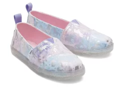 Kinder TOMS *Einhorn Alpargata Tie Dye Foil