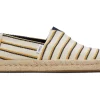 Herren TOMS Espadrilles*Espadrille Alpargata Seilsohle 2.0 Naturweis Mehrfarbig University Gestreift